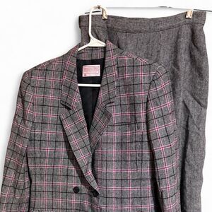 Pink & Grey Vintage Pendleton Suit Set